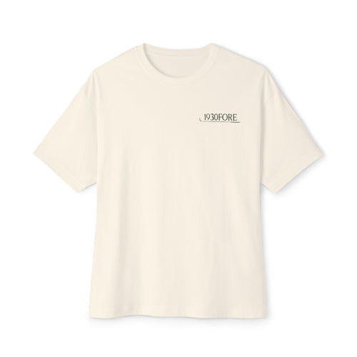 Golf Like a Mother Boxy Tee — Floral Graphic Oversized T‑Shirt